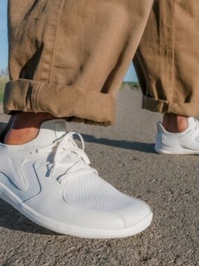 VivoBarefoot Primus Asana III Limestone Sneaker knit/Leather Comfort shoes Men 9